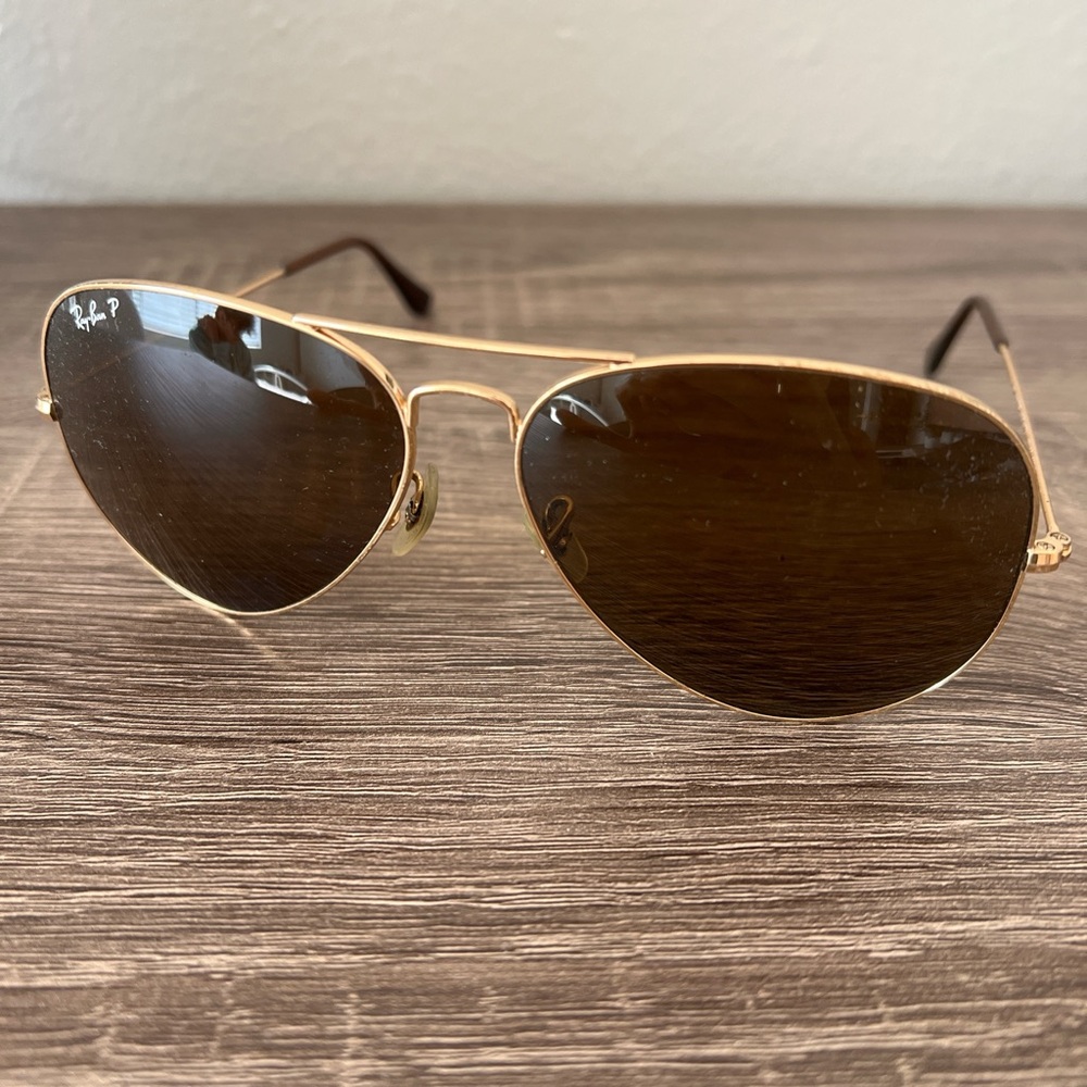 Ray Ban Aviator Large Metal Sunglasses (Polarized)